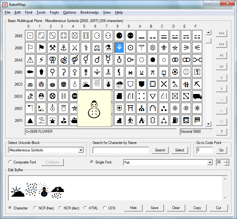 BabelMap Zoom PopUp